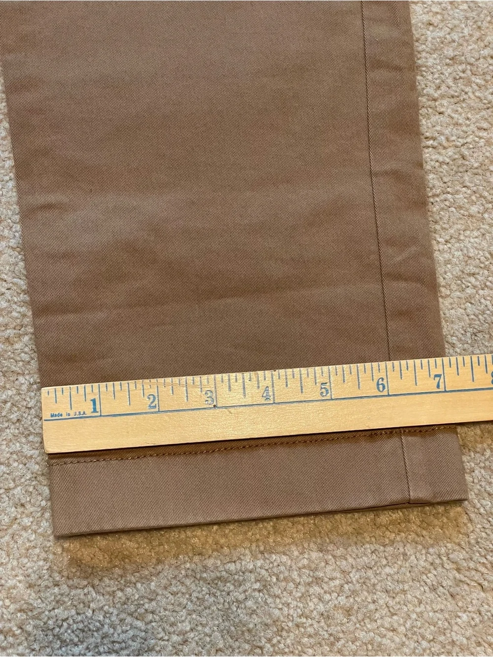 J.Crew 484 Slim-Fit Stretch Chino Pants in River Brown 33/32